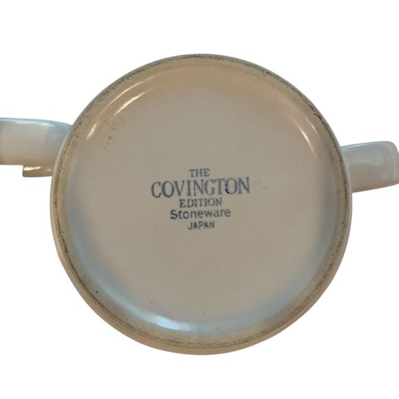 Covington Edition Floral Stoneware Japan Set Of 2 Soup Chili Coffee Mugs - Picture 5 of 5